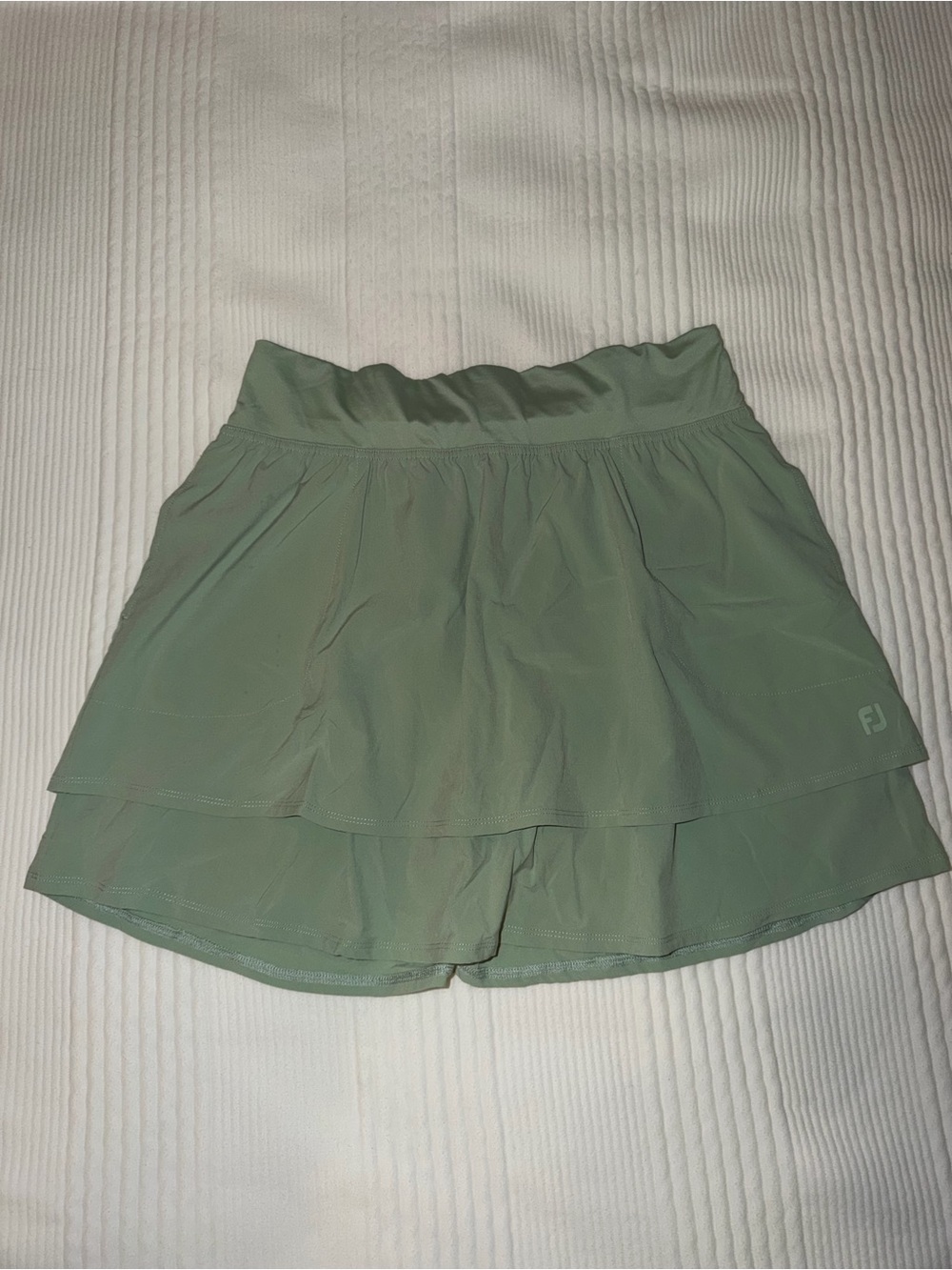 FootJoy Light Sage Green Layered Golf Skort